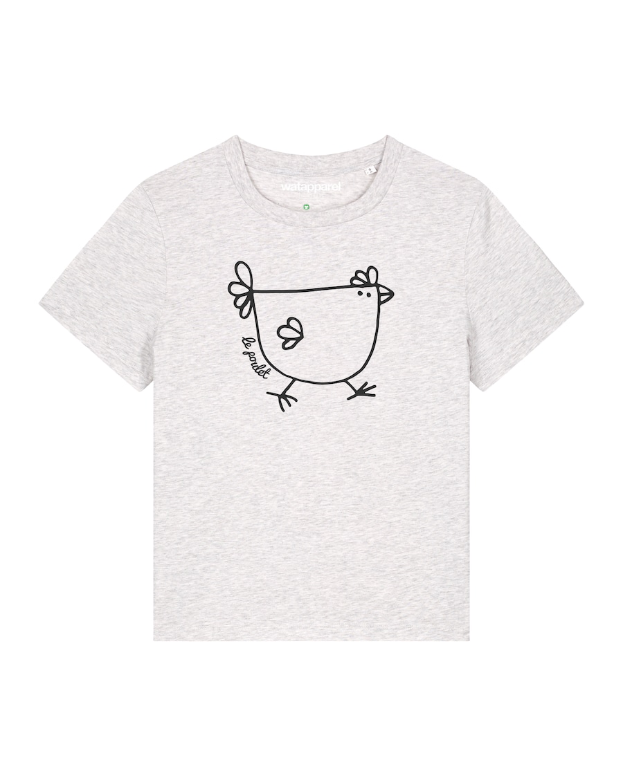 Рубашка Watapparel Le poulet - das Huhn, Mottled White
Рубашка Watapparel Le poulet - das Huhn, Mottled White