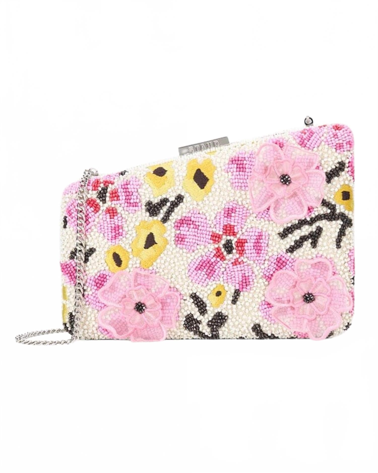 Женская сумочка-клатч Carmella с бисерной вышивкой в цветочном принте Blossom STAUD, Blossom Floral
Женская сумочка-клатч Carmella с бисерной вышивкой в цветочном принте Blossom STAUD, Blossom Floral