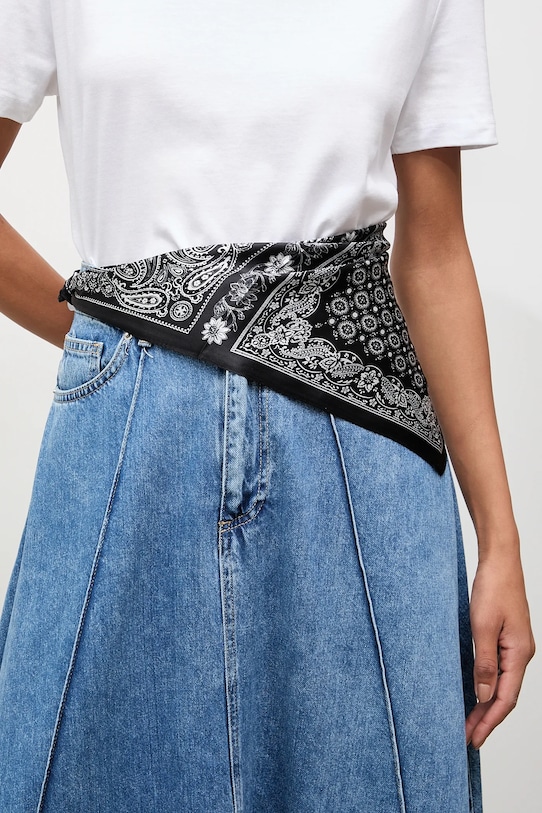 Шелковый шарф Answear.Lab, черный
Шелковый шарф Answear.Lab, черный