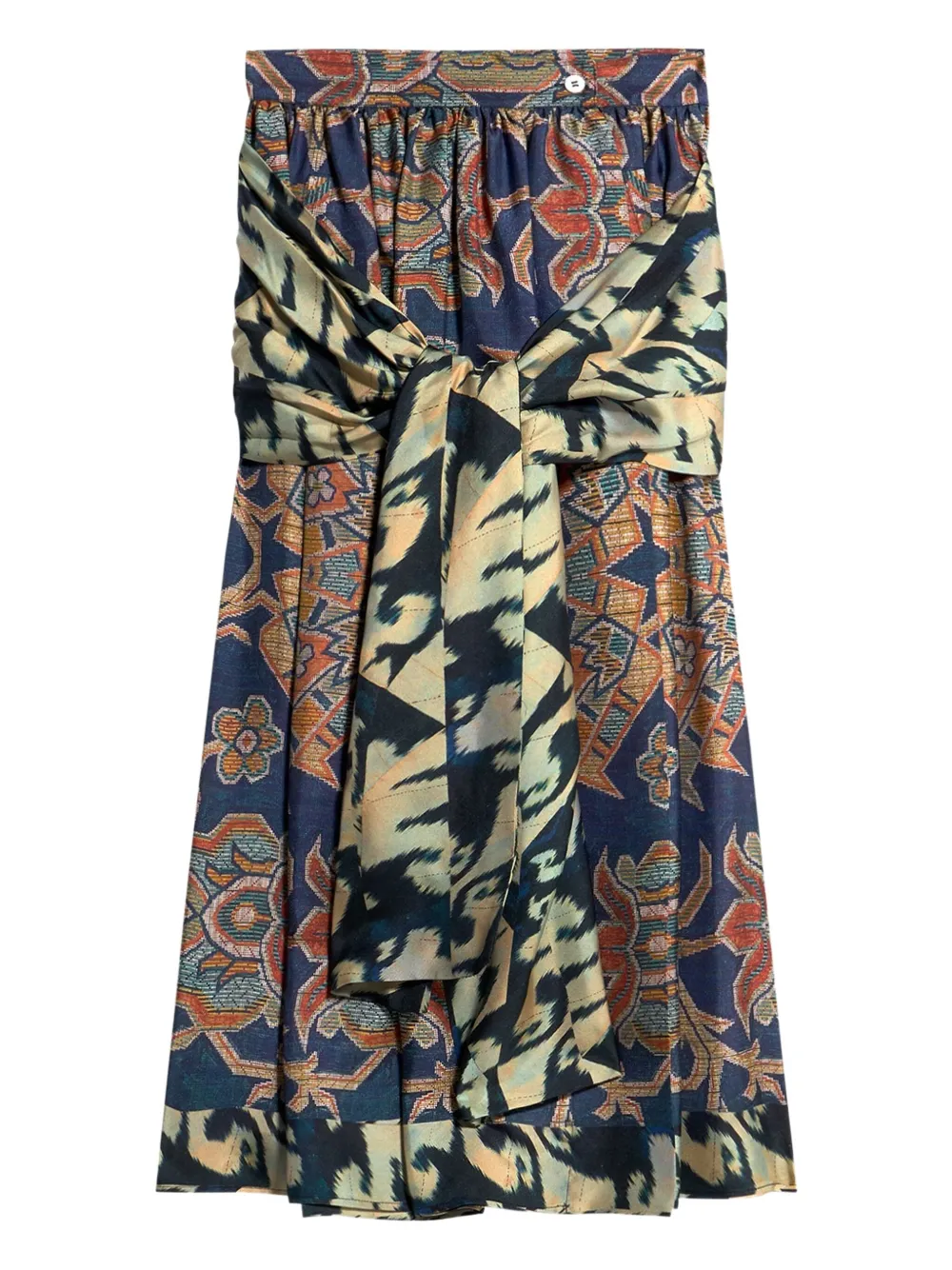 Юбка мини с геометричным узором Pierre-Louis Mascia, синий
Юбка мини с геометричным узором Pierre-Louis Mascia, синий