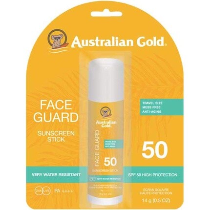 Защитный стик для лица Spf 50 14G, Australian Gold
Защитный стик для лица Spf 50 14G, Australian Gold