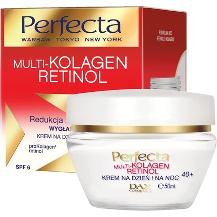Dax Perfecta Multi Коллагеновый дневной и ночной крем с ретинолом 40+ 50 мл, Dax Cosmetics
Dax Perfecta Multi Коллагеновый дневной и ночной крем с ретинолом 40+ 50 мл, Dax Cosmetics