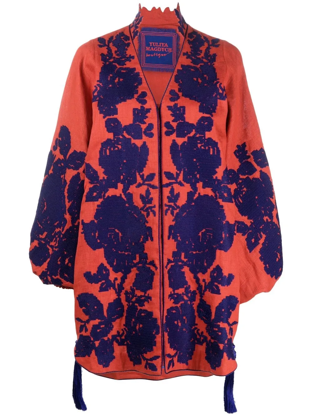 Платье-трапеция с цветочной вышивкой Yuliya Magdych, синий
Платье-трапеция с цветочной вышивкой Yuliya Magdych, синий