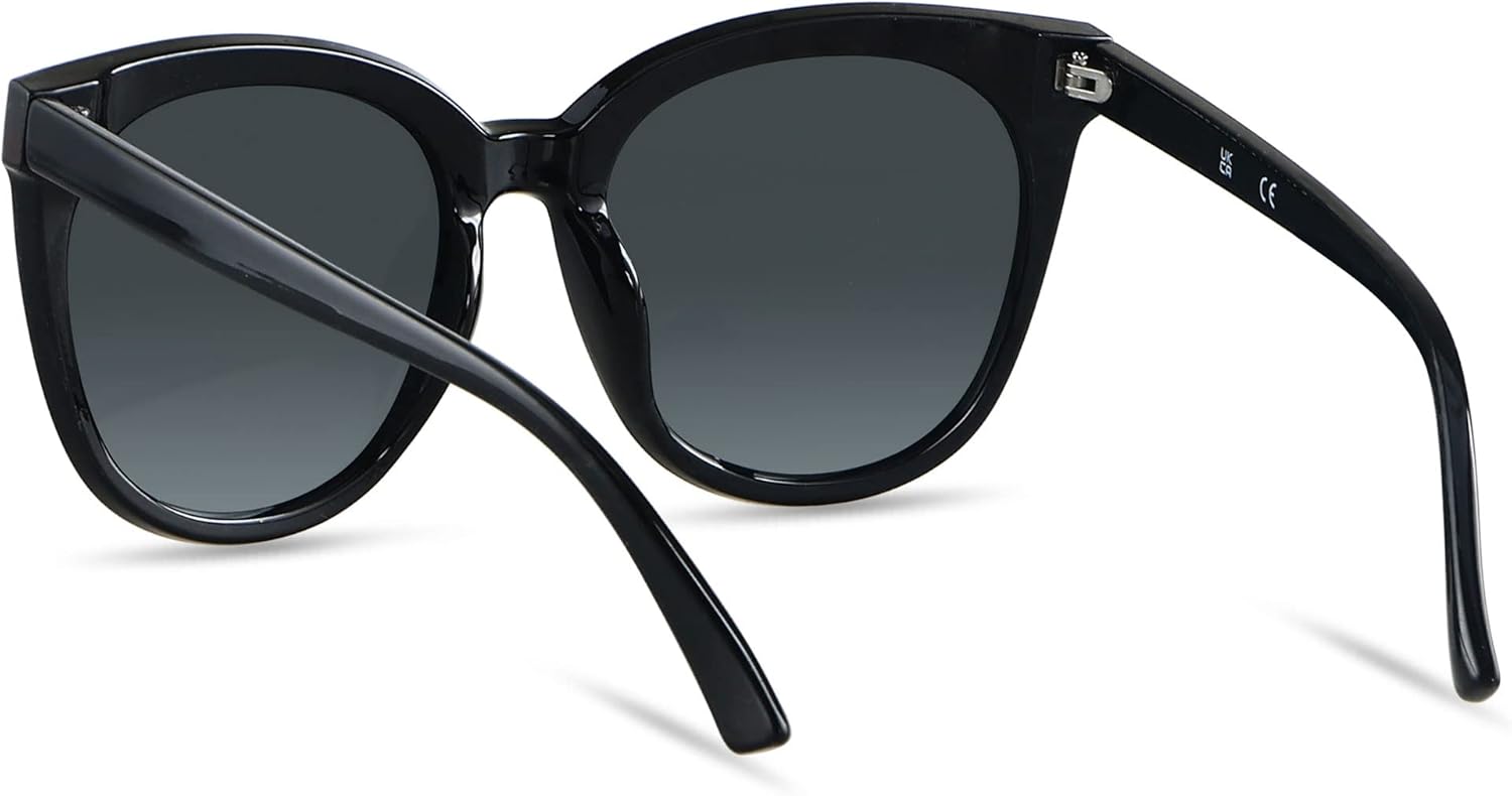 Солнцезащитные очки LYZOIT Oversized Cat Eye для женщин, большие очки в оправе "кошачий глаз", комплект из 2 штук, модные винтажные солнцезащитные очки, (2pack) Black + Mirrored Green
Солнцезащитные очки LYZOIT Oversized Cat Eye для женщин, большие очки в оправе "кошачий глаз", комплект из 2 штук, модные винтажные солнцезащитные очки, (2pack) Black + Mirrored Green