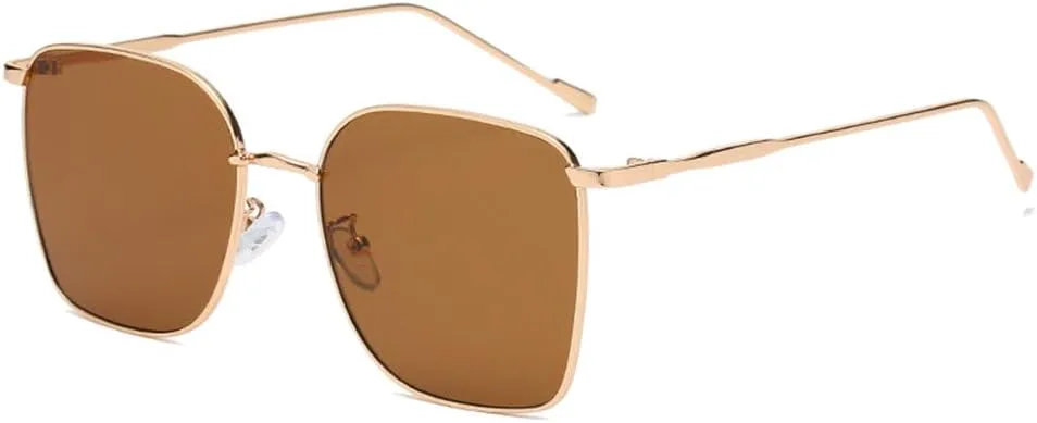 Модные солнцезащитные очки для женщин, винтажные, ретро, квадратные, тонкие, металлические, большие, черные, с защитой от УФ-излучения UV400 LVTFCO, Brown
Модные солнцезащитные очки для женщин, винтажные, ретро, квадратные, тонкие, металлические, большие, черные, с защитой от УФ-излучения UV400 LVTFCO, Brown