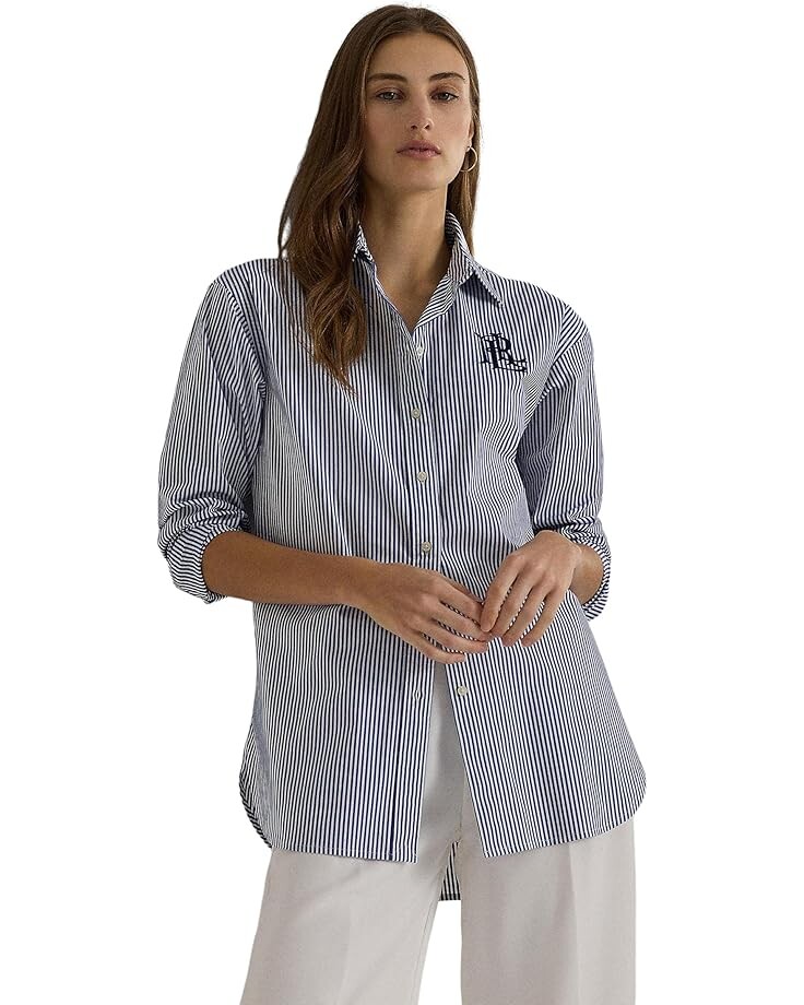 Рубашка Lauren Ralph Lauren Relaxed Fit Striped Stretch Cotton Shirt, цвет Blue/White
Рубашка Lauren Ralph Lauren Relaxed Fit Striped Stretch Cotton Shirt, цвет Blue/White