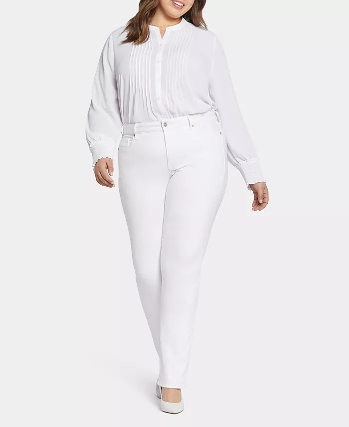 Прямые джинсы Marilyn больших размеров NYDJ, белый
Прямые джинсы Marilyn больших размеров NYDJ, белый