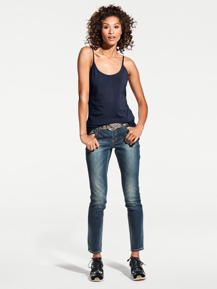 Heine Топ на бретельках темно-синего цвета
Heine Топ на бретельках темно-синего цвета