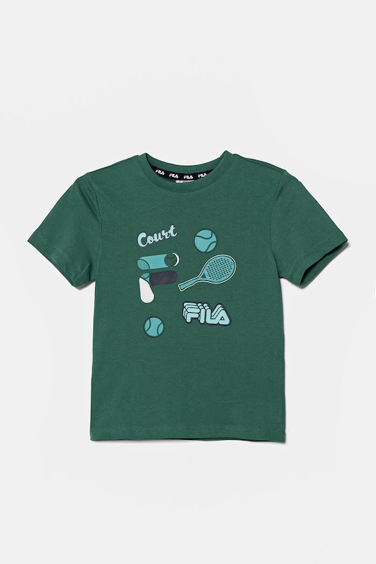 Детская хлопковая футболка LOPAR Fila, зеленый 
Детская хлопковая футболка LOPAR Fila, зеленый