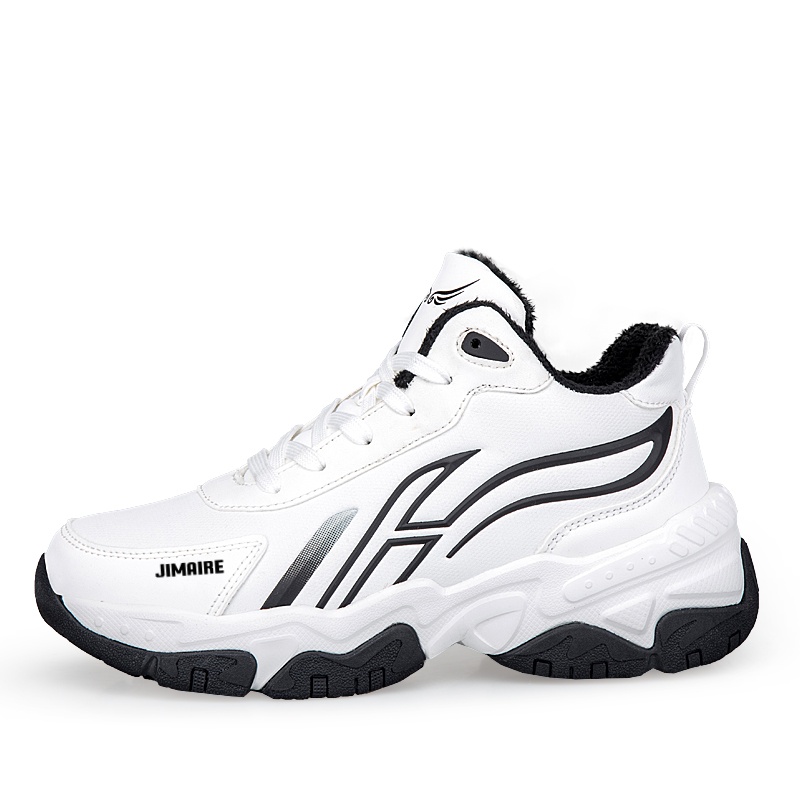 King Jinmai Антискользящие износостойкие водонепроницаемые утепленные низкие повседневные ботинки мужские белые на флисовой подкладке, цвет White, Fleece-Lined
King Jinmai Антискользящие износостойкие водонепроницаемые утепленные низкие повседневные ботинки мужские белые на флисовой подкладке, цвет White, Fleece-Lined