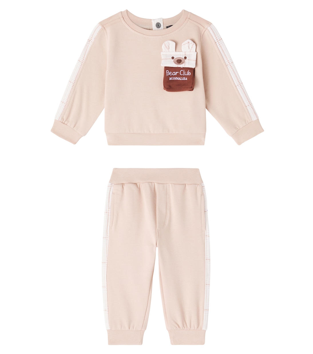 Комплект из детской толстовки с бантом и спортивных штанов Monnalisa, Ecru+Caramello
Комплект из детской толстовки с бантом и спортивных штанов Monnalisa, Ecru+Caramello