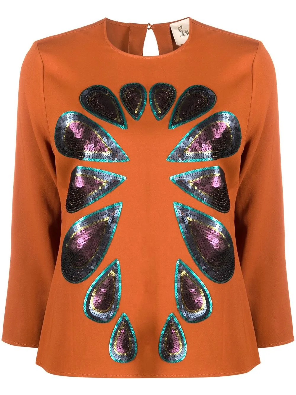 Блузка Lapis с пайетками PAULA, коричневый
Блузка Lapis с пайетками PAULA, коричневый