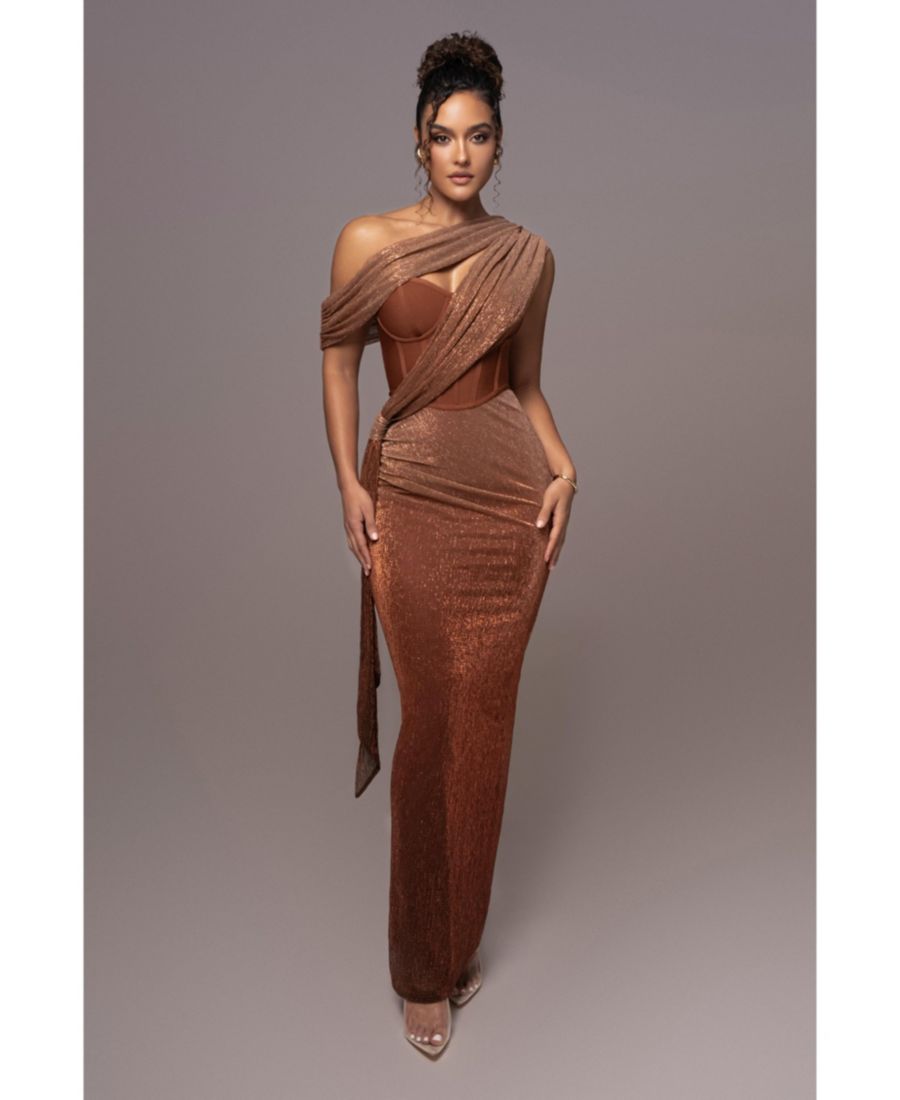 Женское макси-платье Celestina с драпировкой JLUXLABEL, Gold
Женское макси-платье Celestina с драпировкой JLUXLABEL, Gold