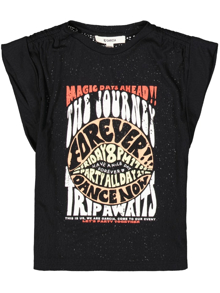 Футболка Garcia, цвет off black
Футболка Garcia, цвет off black