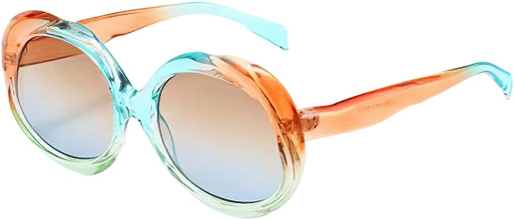 Ретро овальные металлические солнцезащитные очки для женщин, роскошные модные женские солнцезащитные очки в стиле панк с защитой от УФ-излучения UV400 TKKTLLT, Blue Green
Ретро овальные металлические солнцезащитные очки для женщин, роскошные модные женские солнцезащитные очки в стиле панк с защитой от УФ-излучения UV400 TKKTLLT, Blue Green