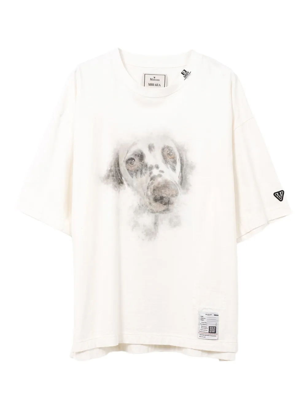 Футболка с принтом собаки и текстом Maison Mihara Yasuhiro, белый
Футболка с принтом собаки и текстом Maison Mihara Yasuhiro, белый