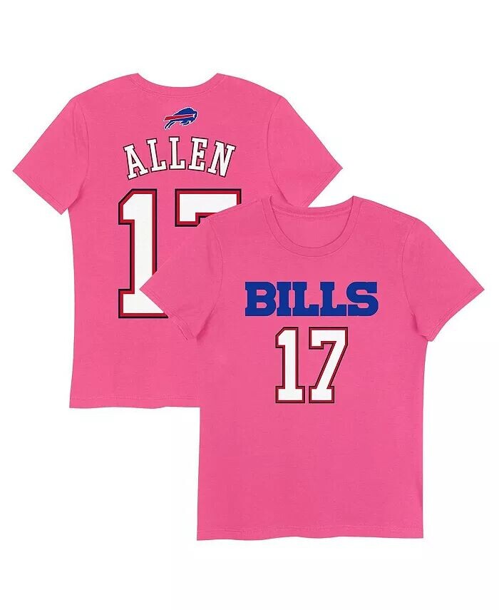 Футболка с именем игрока Джоша Аллена из Big Girls Pink Buffalo Bills Nike
Футболка с именем игрока Джоша Аллена из Big Girls Pink Buffalo Bills Nike