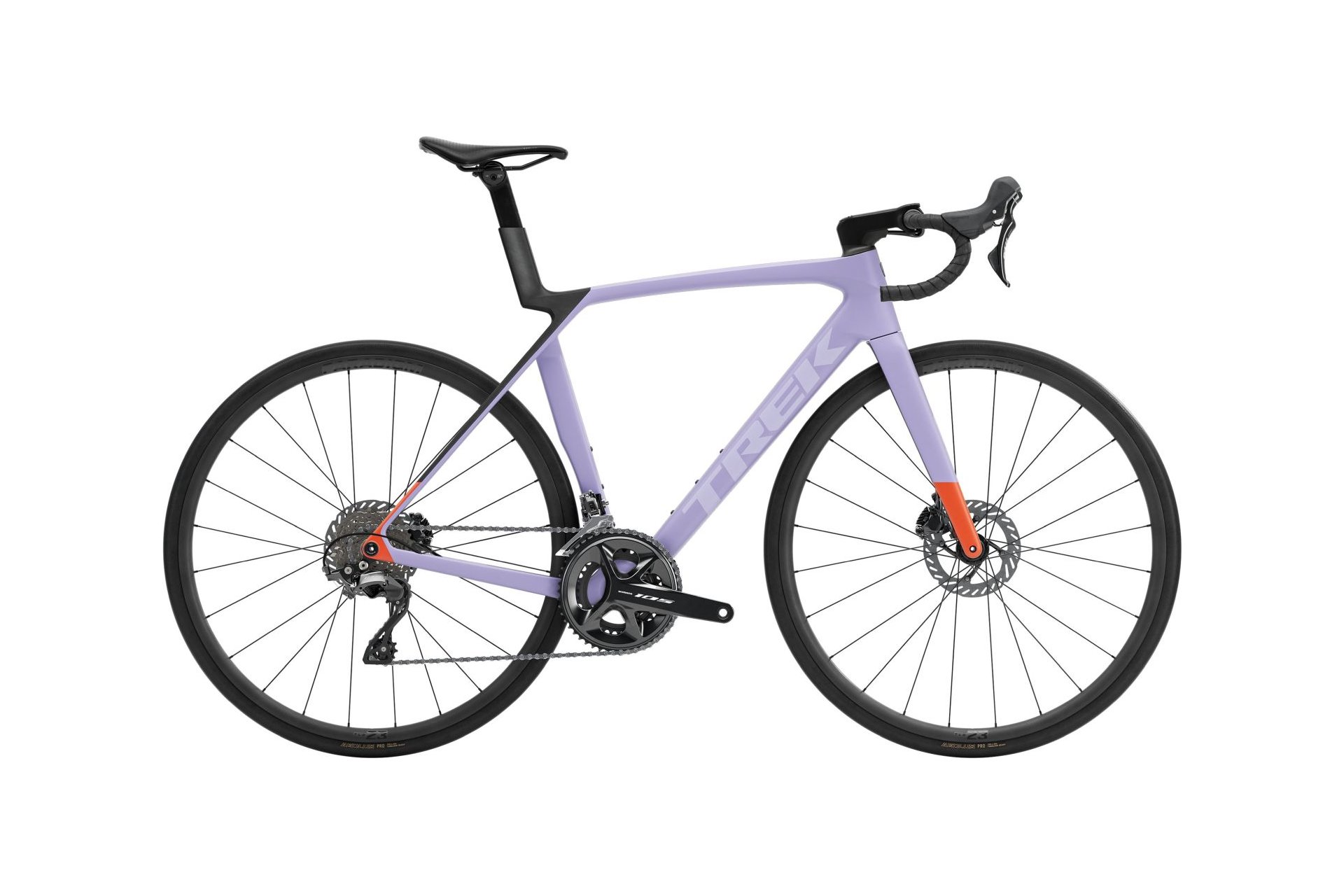 Шоссейный велосипед Trek Madone sl 5 gen 8 - 28 дюймов - diamant - 2026, lila | matte lavender haze/deep smoke
Шоссейный велосипед Trek Madone sl 5 gen 8 - 28 дюймов - diamant - 2026, lila | matte lavender haze/deep smoke