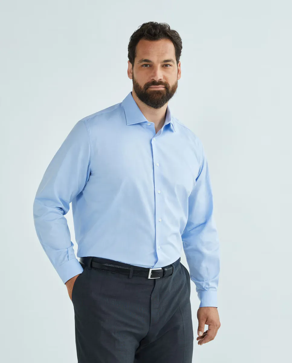 Мужская классическая рубашка большого размера Dustin, синий
Мужская классическая рубашка большого размера Dustin, синий