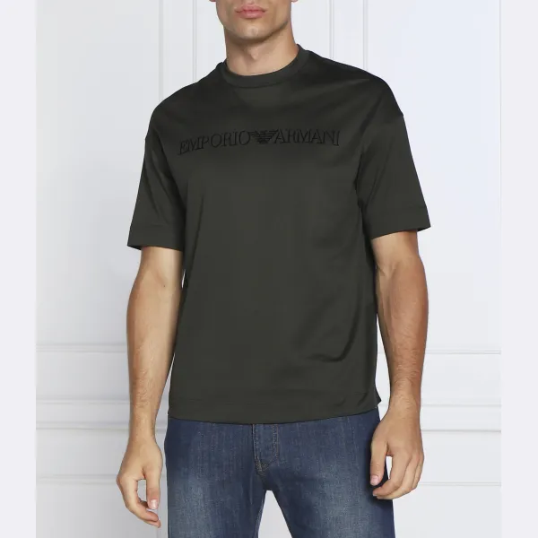 Футболка стандартного кроя Emporio Armani, зеленый
Футболка стандартного кроя Emporio Armani, зеленый