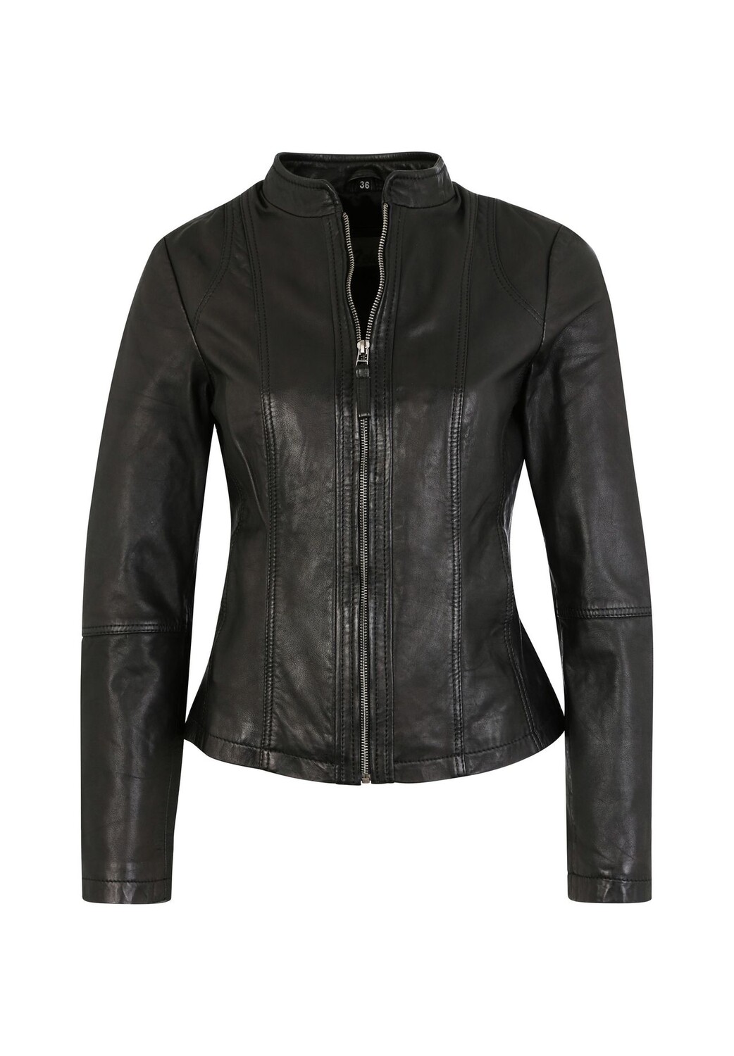 Кожаная куртка Палермо с коротким воротником стойкой 7eleven, черный
Кожаная куртка Палермо с коротким воротником стойкой 7eleven, черный