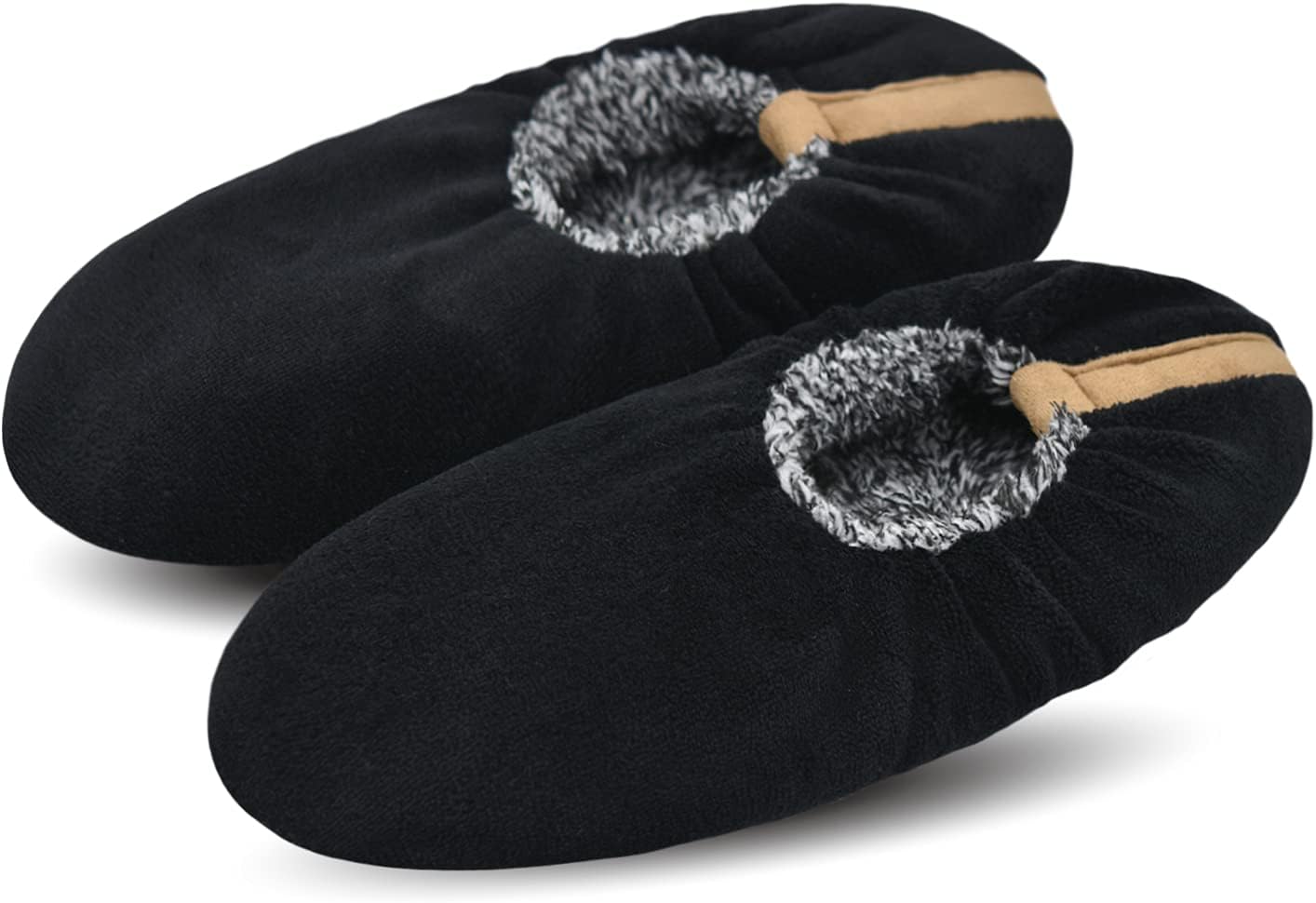 Мужские мягкие носки-тапочки DICUIRD с противоскользящей подошвой, уютная и теплая подкладка из шерпы, домашние тапочки с мягкой подошвой, черный
Мужские мягкие носки-тапочки DICUIRD с противоскользящей подошвой, уютная и теплая подкладка из шерпы, домашние тапочки с мягкой подошвой, черный