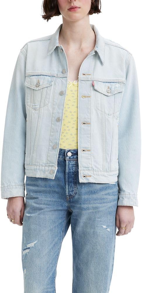 Женская куртка Levi's Ex-Boyfriend Trucker Jacket (также доступна в размере Plus), Shattered Glass
Женская куртка Levi's Ex-Boyfriend Trucker Jacket (также доступна в размере Plus), Shattered Glass