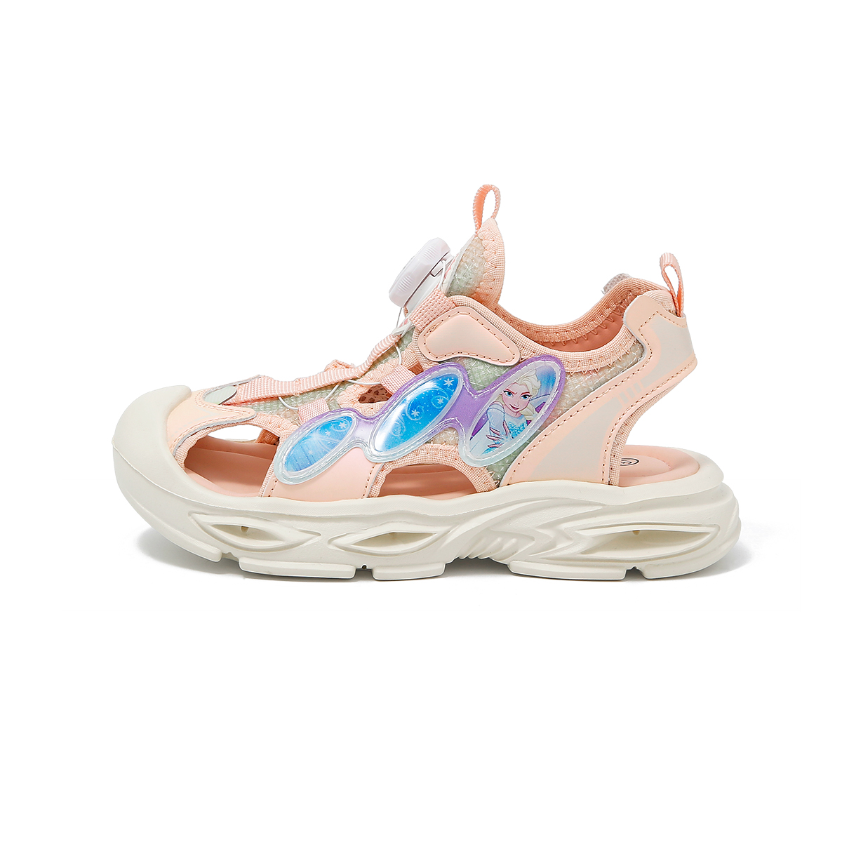 Детские сандалии серии Frozen Series с нескользящей амортизацией, дышащие, износостойкие, с низким верхом Disney, Rice/Champagne 
Детские сандалии серии Frozen Series с нескользящей амортизацией, дышащие, износостойкие, с низким верхом Disney, Rice/Champagne