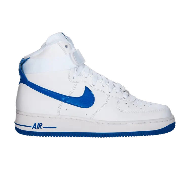 Кроссовки Nike Air Force 1 High '07 'White Hyper Blue', белый
Кроссовки Nike Air Force 1 High '07 'White Hyper Blue', белый