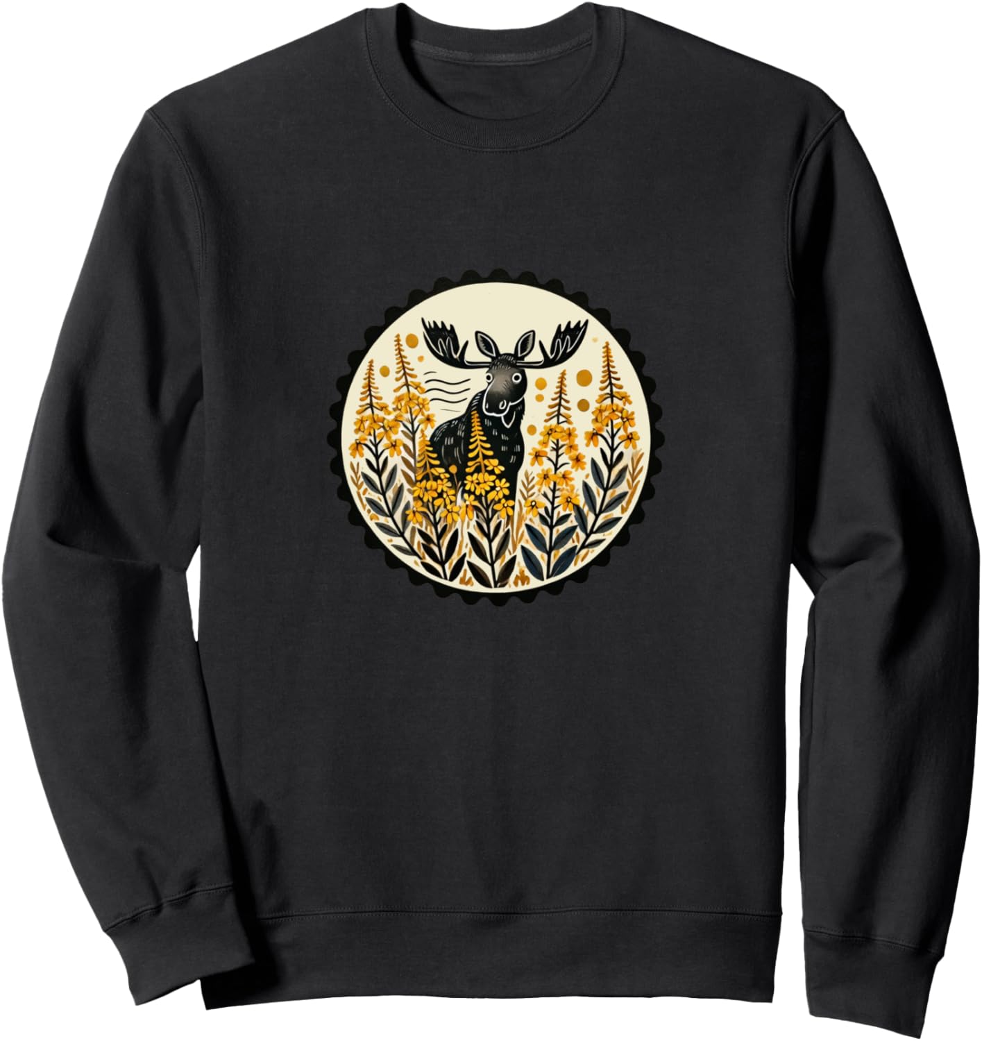 Иллюстрация лося, толстовка с изображением золотарника Vintage Moose Lover Snugg
Иллюстрация лося, толстовка с изображением золотарника Vintage Moose Lover Snugg