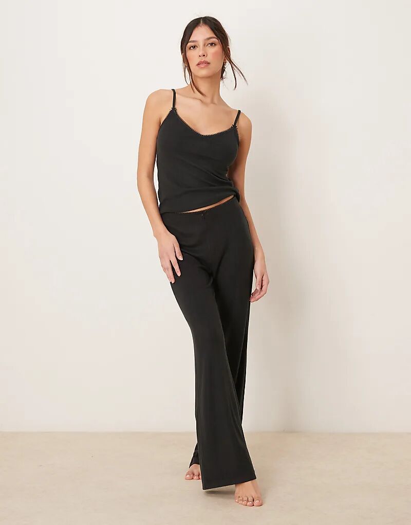 Пижамные штаны Abercrombie & Fitch Black Pointelle (часть комплекта)
Пижамные штаны Abercrombie & Fitch Black Pointelle (часть комплекта)