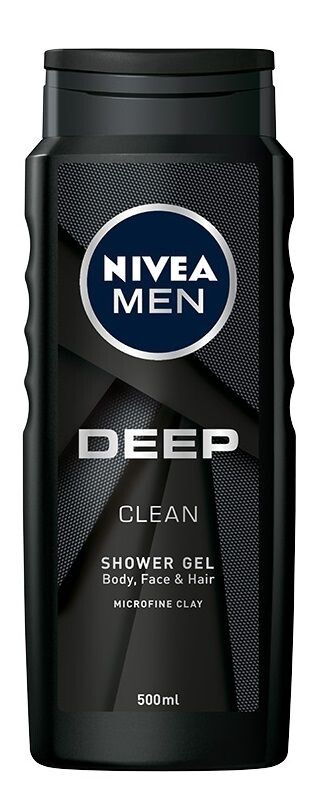 Nivea Men Deep Clean гель для душа, 500 ml
Nivea Men Deep Clean гель для душа, 500 ml