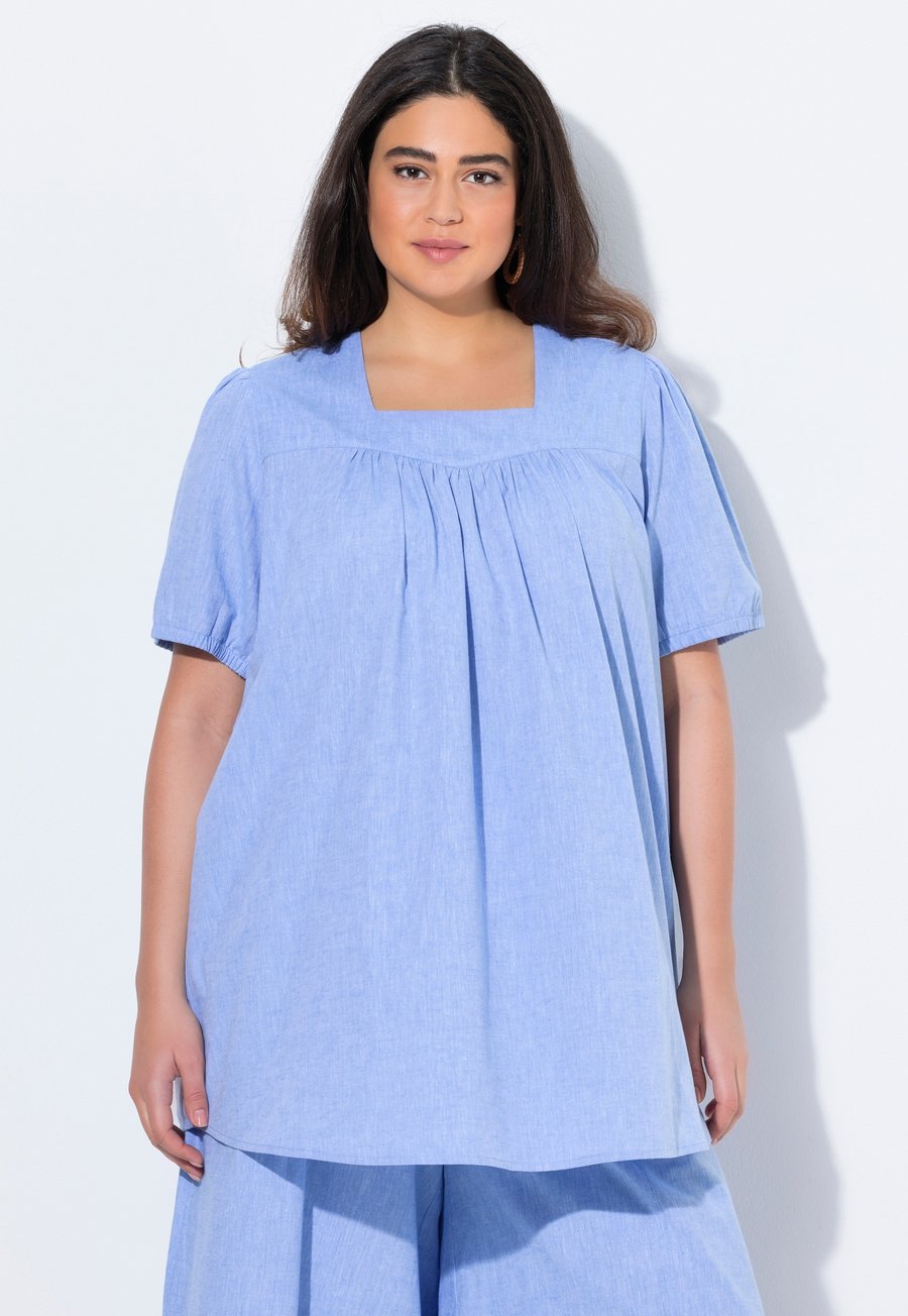 Блуза Ulla Popken SHORT SLEEVE, Sky Blue/Light Blue
Блуза Ulla Popken SHORT SLEEVE, Sky Blue/Light Blue