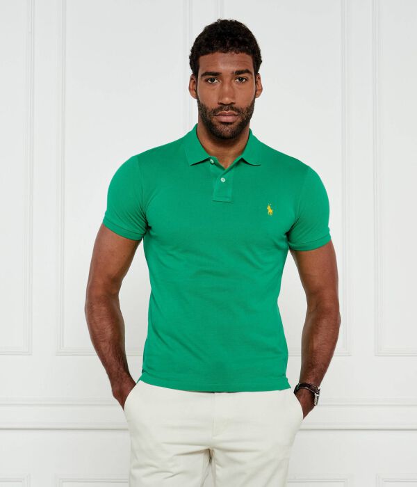 Рубашка поло Slim fit Polo Ralph Lauren, зеленый
Рубашка поло Slim fit Polo Ralph Lauren, зеленый