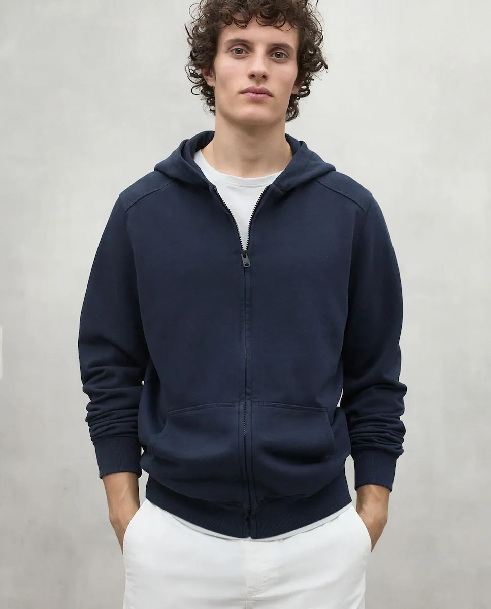 Мужская толстовка с регулируемым капюшоном, застегивающимся на шнурок и молнию Ecoalf, тёмно-синий
Мужская толстовка с регулируемым капюшоном, застегивающимся на шнурок и молнию Ecoalf, тёмно-синий