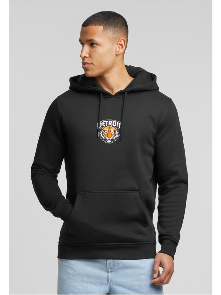 Толстовка с капюшоном Detroit Tiger Head Patch Hoody черного цвета Mister Tee
Толстовка с капюшоном Detroit Tiger Head Patch Hoody черного цвета Mister Tee