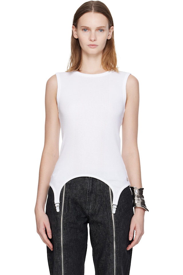 Майка «Подвязка» Jean Paul Gaultier, белый
Майка «Подвязка» Jean Paul Gaultier, белый