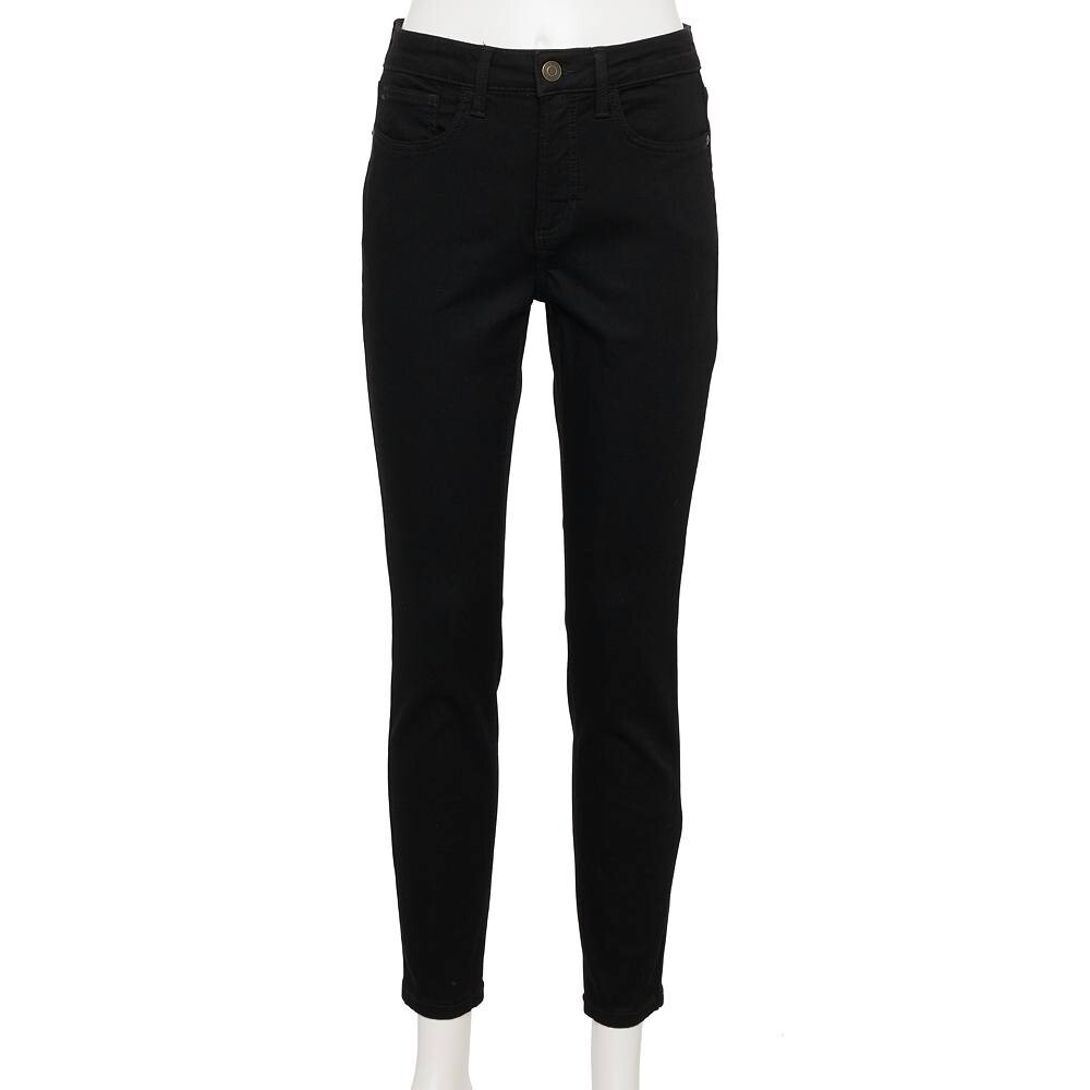 Женские джинсы скинни LC Lauren Conrad с высокой посадкой и пятью карманами, цвет Black Rinse
Женские джинсы скинни LC Lauren Conrad с высокой посадкой и пятью карманами, цвет Black Rinse