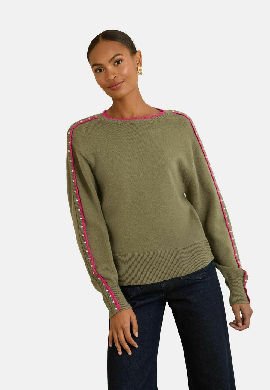 Джемпер Love & Roses Jumper, Khaki Studded/Green
Джемпер Love & Roses Jumper, Khaki Studded/Green