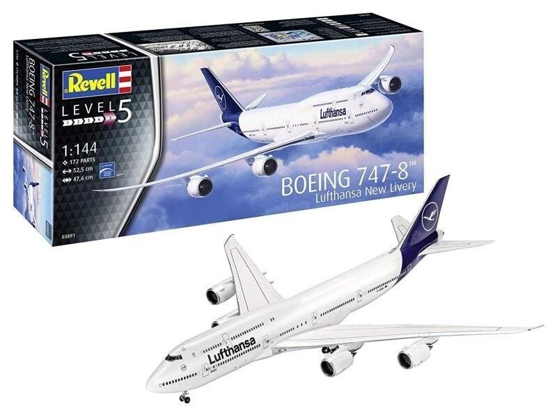 Revell, новый Boeing 747-8 Lufthansa, пластиковая модель
Revell, новый Boeing 747-8 Lufthansa, пластиковая модель