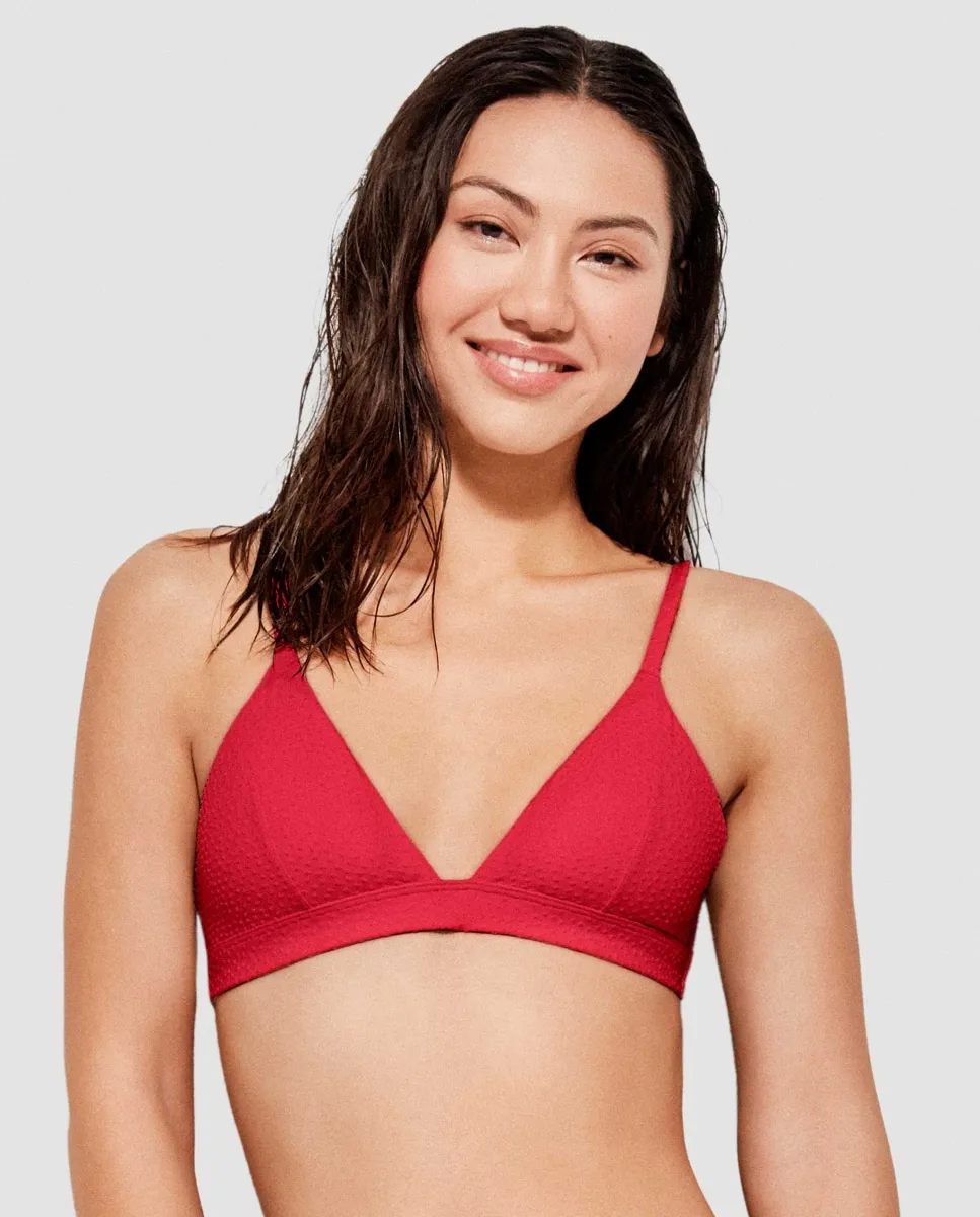 Верх бикини без косточек и со съемной пеной Gisela, красный
Верх бикини без косточек и со съемной пеной Gisela, красный