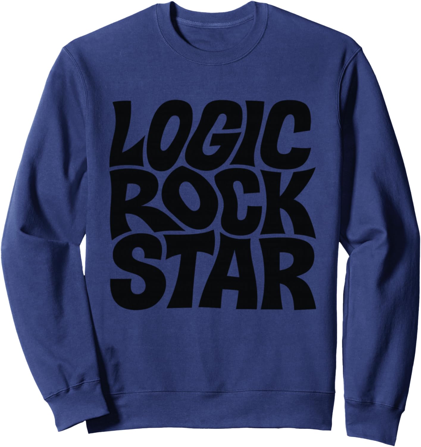 Толстовка с ярким монохромным типографическим дизайном Logic Rockstar, темно-синий
Толстовка с ярким монохромным типографическим дизайном Logic Rockstar, темно-синий