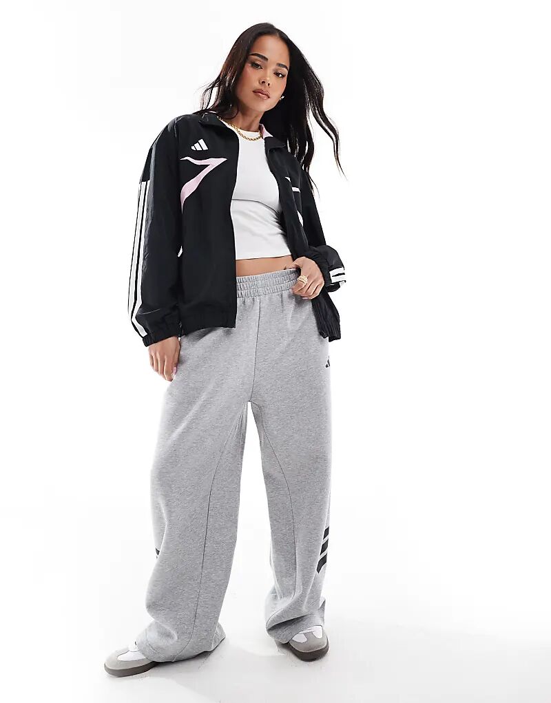 Брюки adidas Future icons с тремя полосками и открытым краем в средне-сером меланжевом цвете adidas performance
Брюки adidas Future icons с тремя полосками и открытым краем в средне-сером меланжевом цвете adidas performance