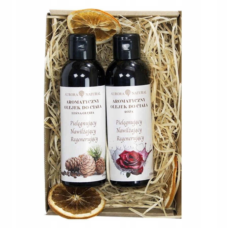 Масла для ухода в подарок, набор 2 х 150 мл. Лесная глубина и роза Aurora
Масла для ухода в подарок, набор 2 х 150 мл. Лесная глубина и роза Aurora