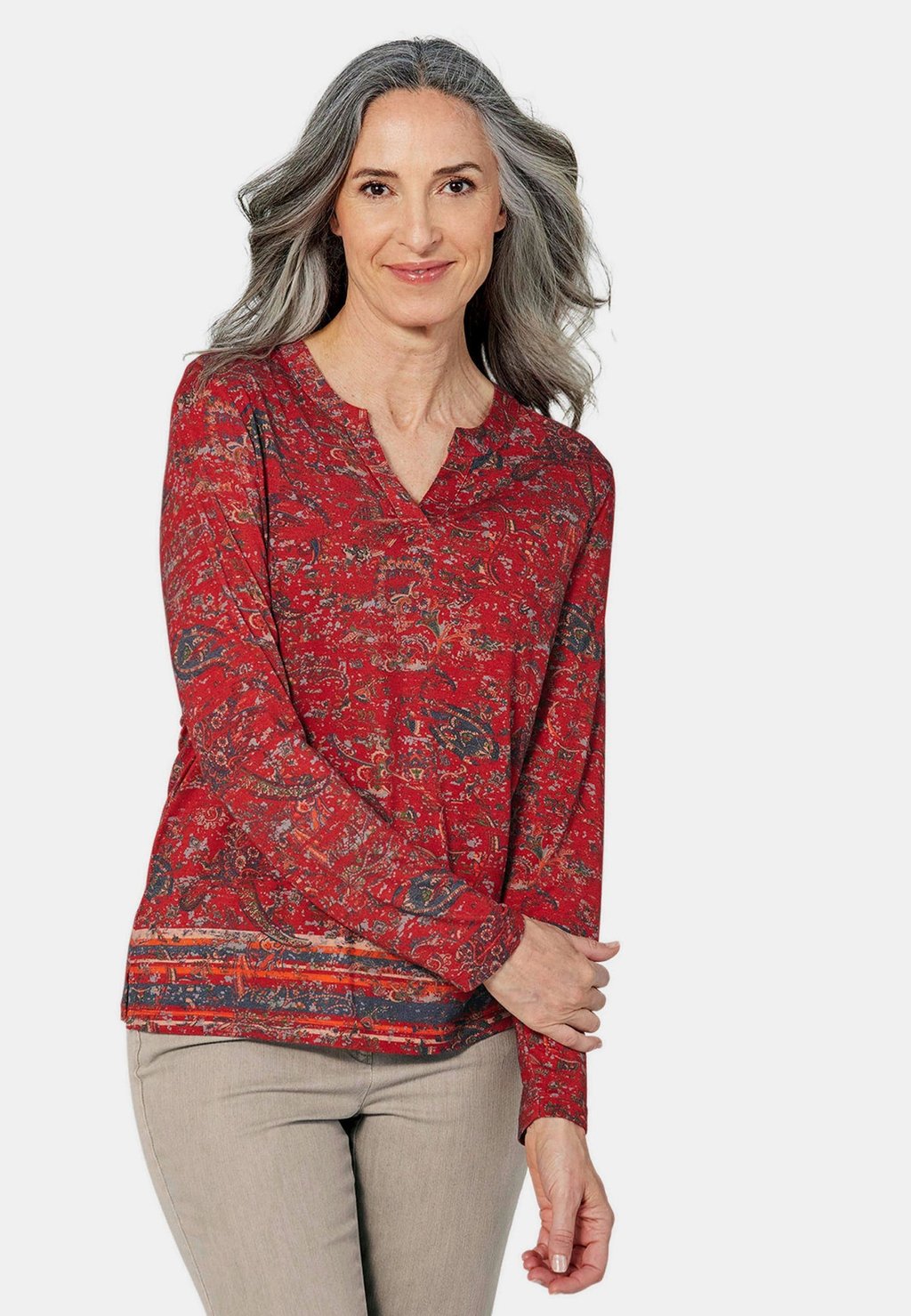 Топ с длинными рукавами GOLDNER, красный
Топ с длинными рукавами GOLDNER, красный