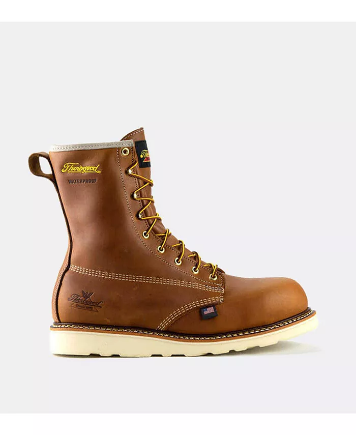 Американские водонепроницаемые рабочие ботинки American Heritage 8" Tobacco с защитным носком для мужчин Thorogood, коричневый
Американские водонепроницаемые рабочие ботинки American Heritage 8" Tobacco с защитным носком для мужчин Thorogood, коричневый