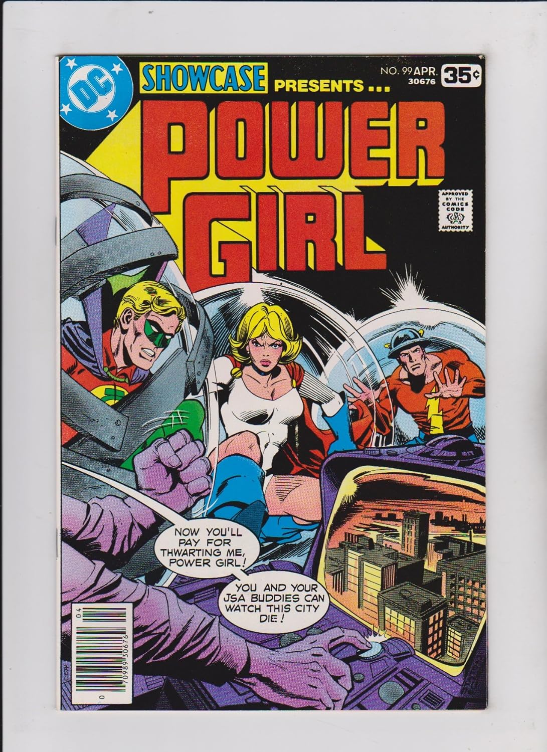 Showcase #99 "Power Girl and JSA (Cameo) Appearance" (DC COMICS)
Showcase #99 "Power Girl and JSA (Cameo) Appearance" (DC COMICS)