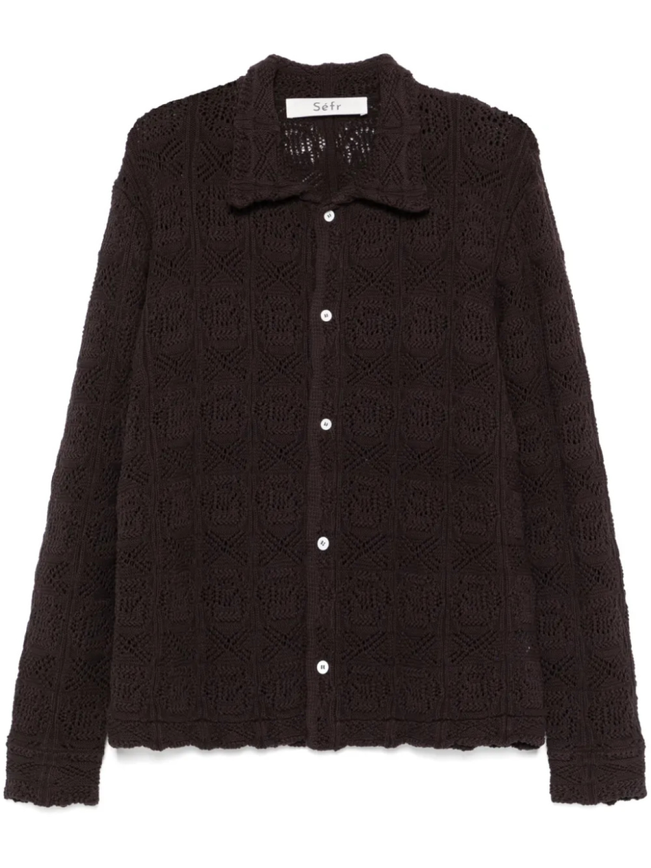 Рубашка Séfr Myles, коричневый 
Рубашка Séfr Myles, коричневый