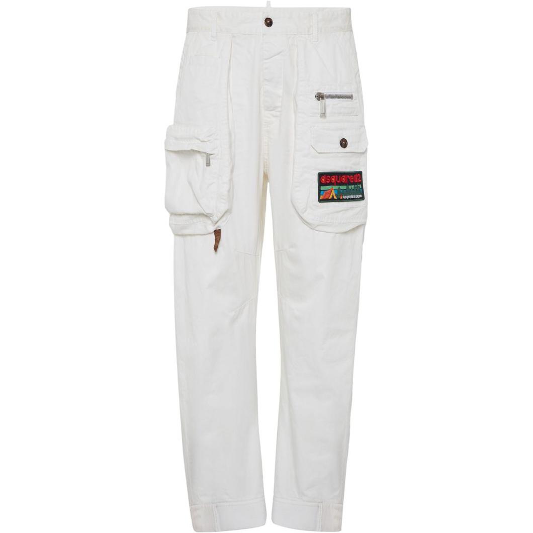 Зауженные брюки-карго Dsquared 2, белый
Зауженные брюки-карго Dsquared 2, белый
