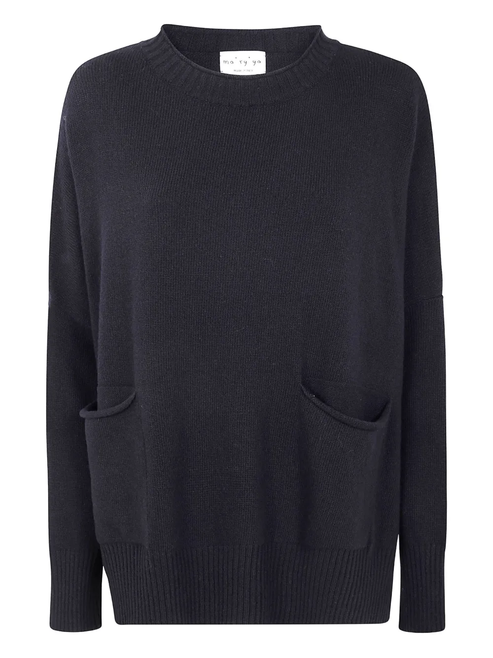 Свитер с двумя карманами Ma'Ry'Ya, черный
Свитер с двумя карманами Ma'Ry'Ya, черный